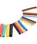 Solid Omabeta 164pc Heat Shrink Tubing Kit Durable Insulation Wrap For Electrical Wire Maintenance Polyolefin Assortment Sizes 1mm To 14mm Perfect For Solder Joints And Wiring Projects, assorted colored heat shrink tubes