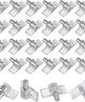 Clear Plastic Cabinet Shelf Pins For Removable Glass Panels And Wood Shelves Heavy Duty And Easy To Install