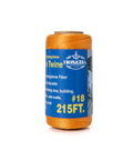 Orange polypropylene twine spool labeled 215 ft and size 18, used for building and crafts.