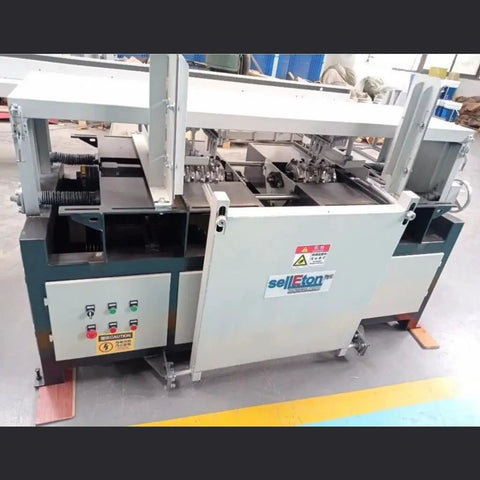 Heavy Duty Semi Auto Pallet Making Machine Smooth Operator That Crushes Out Four Hundred Pallets Daily With Zero Sweat For High Volume Manufacturing Workflows And Small Shop Businesses Ready To Scale Fast