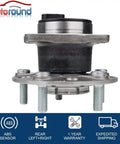 Rear Wheel Bearing And Hub Assembly For Jeep Compass Patriot 2007 To 2017 Chrysler 200 2011 To 2014 Sebring 2007 To 2010 Dodge Avenger 2008 To 2014 Caliber 2007 To 2012 5 Lug With ABS side view