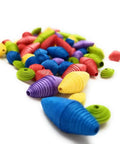 Colorful paper beads created with Pro Grade Bead Roller Quilling Tool With One Eighth Inch Slotted Metal Winding Pin