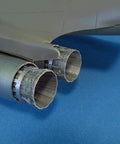 Close-up of B-1B Lancer Jet Nozzle Detail Set for One Forty-Eight Scale Aircraft Resin Kit with Twenty Six Parts Upgrade MDR4835 Dope Detailing.