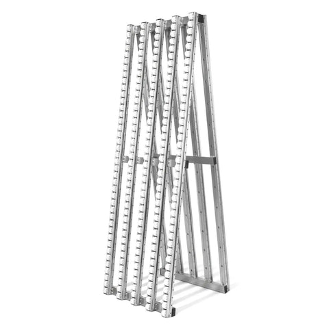 Portable Gravity Unloading Pulley Conveyor Belt For Warehouse And Dock No Power Needed Grab And Go Easy Load Transfer Heavy Duty Gear For Supermarkets Warehouses And More, 3 m x 0.5 m steel roller frame