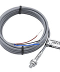 M5 Inductive Proximity Sensor Shielded Type LJ5A3 with 200cm cable for magnetic metal detection, 3-wire PNP NC, 1mm sensing distance