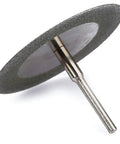 Heavy Duty Workhorse 50mm Diamond Cutting Disc For Rotary Tools Solid Carbon Steel Grinding Wheel Saw Blade Abrasive side view