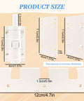 Sliding Glass Door Locks For Extra Security Child Safety Locks For Sliding Doors Window Lock Set Of 3 White Finish dimensions