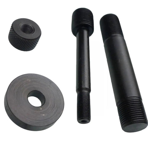 Hole Opener Accessory Kit With Large And Small Tie Rods And Washers For Syk8A Syk8B And Syk15 Punching Machines Pro Grade Heavy Duty Industrial Set For Versatile Hole Punching Operations, black metal parts