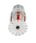 Top Shelf 155F Fire Sprinkler Heads With Heavy Duty Chrome Brass Body For Quick 3/4 Inch Pipe Hookups 8 Piece Kit close-up view.