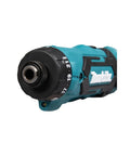 Close-up of Super Compact Cordless Pencil Drill Offering Slick Ratchet Action And 21 Position Torque Control with adjustable torque settings.