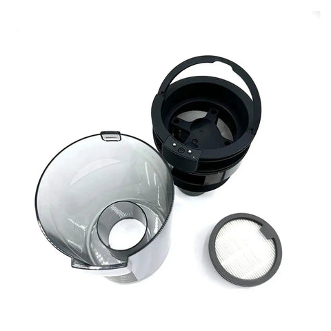 Dust Cup Multi Cone Cyclone Filter for M12 and H12 Dual Wet and Dry Vacuum Cleaners with Large Capacity Dust Cup shown dismantled