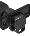 Soft Close Cabinet Door Hinge With Silent Damper For Quiet Cupboard And Kitchen Cabinet Doors Replacement Hardware Go To Fit Durable Noiseless Closing Great For Home Renovations in black close-up view