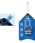 One Button Pro Grade Inductor And Coil Tester For Motherboard And PCB Repair With LED Indicator Light, blue tool with green LED.