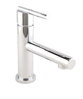 Parma Single Handle Lavatory Faucet With Metal Touch Down Drain, Drip Free Ceramic Disc Valve For Smooth Turning
