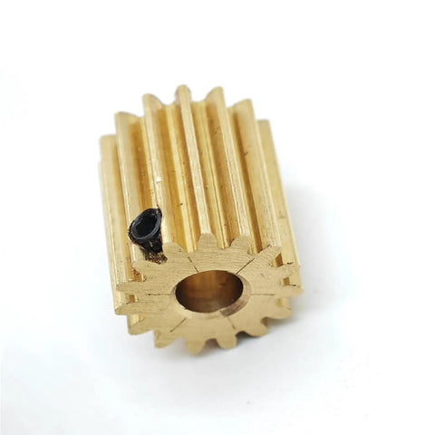 0.5M Flat Spur Gear Set 0.5 Module Pinion With 10T 11T 12T 13T 14T 15 Teeth Brass Construction 2mm To 4mm Hole Cylindrical Gear M3 Screw