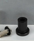 Sliding Barn Door Wall Track Spacers Kit 3 PCS Carbon Steel Heavy Duty Supports Prevent Unwanted Movement close-up
