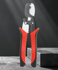 Premium 8-Inch Wire Cutter And Stripper Tools With Ergonomic Spring Loaded Handles For Easy Cable Crimping and precise insulation removal.