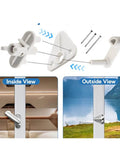 Rock Solid Abs Pontoon Boat Gate Latch Kit Heavy Duty Square Frame Latches for Left and Right Hinged Doors universal fit components.