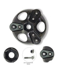 Badass 3 Piece Wind Turbine Blade Screw Kit with Stainless Steel Nuts Heavy Duty Hub Center Cap with holes and 20mm screw.