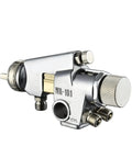 Pro Industrial Pneumatic Spray Gun With High Atomization Reciprocating Machine, stainless steel tip, detailed view.