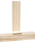Killer Natural Unfinished Wood Crosses For Arts And Crafts Projects And 2 Pack Measuring 7.9 X 15.5 Inches base and stand.