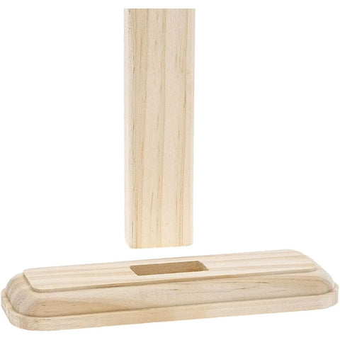 Killer Natural Unfinished Wood Crosses For Arts And Crafts Projects And 2 Pack Measuring 7.9 X 15.5 Inches base and stand.