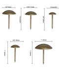 Top Shelf Upholstery Tacks For Furniture Makeovers 120 Piece Antique Bronze Hardware with various sizes for quick sofa repairs.