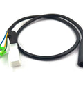 Motor Adapter 9 Pin Extension Cable For E Bike Motor Waterproof Connector 60 Cm Length Black ABS Durable Conversion Wire