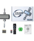 1000kg 2000 Lb Postal Scale Beefed-Up Heavy Duty Crane Scale Industrial Hanging Scale With Touch Key LCD Display And Remote Silver kit