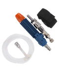 Heavy Duty Air Powered Cooling Vest Keeps You Chill In Scorching Heat Industrial Safety Gear component setup with hose and connector.