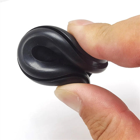 Tough As Hell 50Mm One Sided Rubber Wire Grommet Gasket Kit Plus O Rings For Fast Wire Passes, black rubber grommet held in hand