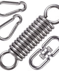 Beefy Heavy Duty Swing Spring Hardware Kit For Hanging Chairs And Hammocks Swivel Hanger Hook Suspension For Indoor Outdoor Use Porch Swing