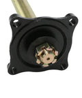 Close-up of Four Stud Carrier Wheel Hub on 32 Inch Rear Axle Complete Assembly Kit With Four Stud Carrier Wheel Hub For GY6 125cc 150cc ATV Quad Buggy Go Kart Direct Replacement Ready To Roll Sprocket Not Included And Easy Install.