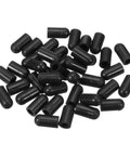 Fits Like A Dream Silicone End Caps 40 Pack 6mm Inner Diameter 13mm Height Black rubber bolt covers for screw thread protection.