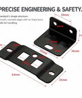 Quick Fitting Furniture Joint Bracket For Easy DIY Assembly And Repairs Stainless Steel Heavy Duty Right Angle Corner Brace