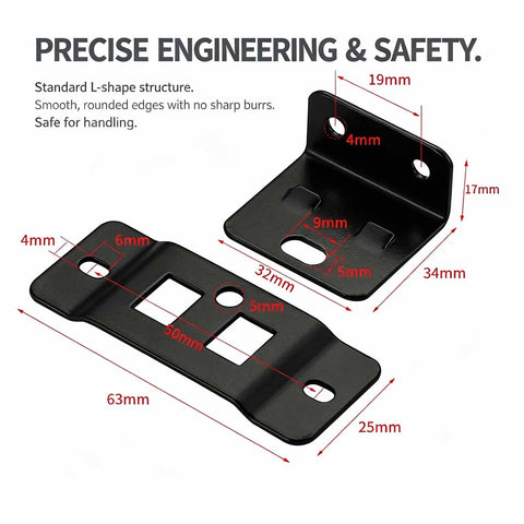 Quick Fitting Furniture Joint Bracket For Easy DIY Assembly And Repairs Stainless Steel Heavy Duty Right Angle Corner Brace