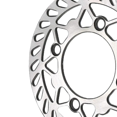 Close-up of Durable 190mm Pit Bike Brake Rotor For Front And Rear Use Disc Rotor For 50cc To 160cc Pit Dirt Bikes