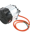72V 1500W High Speed Brushless Differential Axle Motor For Go Karts Trikes Tricycles Lawn Mowers ATVs Quads Golf Carts 4800 RPM Electric Drive For Performance, silver motor with orange cable