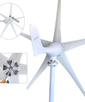 400W 12V Wind Turbine Kit With Five Blades And Charge Controller For Marine RV Or Home Use, No Fuss All In One Wind Power Generator