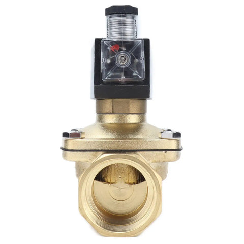 Top Shelf Brass Solenoid Valve Normally Open With Direct Acting Diaphragm And Smooth One Piece Build For Heavy Duty Automation And Compact AC 12 Volt Fluid Control That Gets The Job Done Right No Hassle Setup