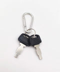 Generator Key Replacement And Ignition Switch For Honda GX Series And Clone Engines 420cc 13HP with key chain on white background