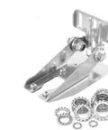 555 Piece 304 Stainless Steel External Tooth Star Lock Washer Set For Heavy Duty Fastening with metal bracket