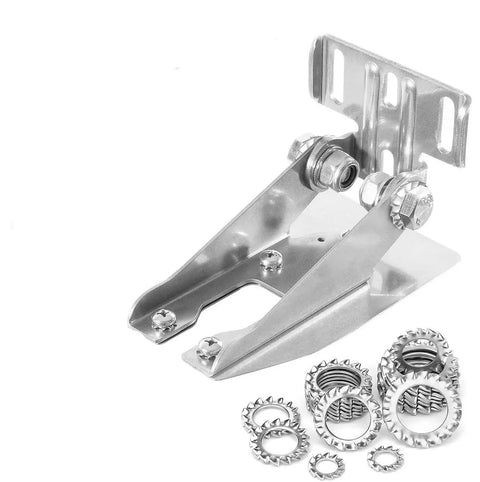 555 Piece 304 Stainless Steel External Tooth Star Lock Washer Set For Heavy Duty Fastening with metal bracket