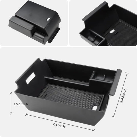 Center Console Organizer Tray For Mercedes GLE And GLS 450 W167 2020 2021 2022 2023 2024 2025 2026 Grab And Go Ready Armrest Storage Box