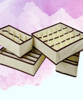 Fine Digs Non Woven Drawer Dividers For Bras And Underwear Plus Four Pack Closet Storage Bins in beige, ideal for organizing lingerie.