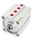 BT30 ATC Spindle Motor Kit With Automatic Tool Changer And Air Pneumatic Boost Cylinder, compact silver cylinder with three ports.