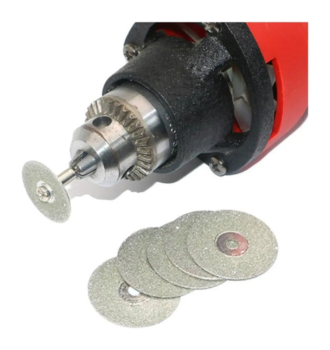 Heavy Duty Grinding Wheel And Rotary Circular Saw Blades With Abrasive Discs Perfect For Cutting External Rotory Parts 18mm Bore Size close-up with discs and tool