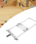 7 Inch Circular Saw Edge Guide With Dual Scale Level For Smooth Woodworking Cuts And Adjustable 0 To 29.5 Inch Cutting Range Precision Rail Tool on wood surface.