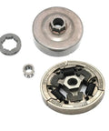 Heavy Duty Clutch Drum And Chain Sprocket Needle Cage For Stihl 3/8 Inch Pitch parts, showing clutch, cage, and sprocket components.
