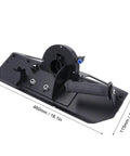 Professional Electric Tile Bevel Cutters Nail That 45 Degree Chamfer And Crisp Edge Trimming On Ceramic Marble Aluminum Hook Right Up To Your Angle Grinder For Zero Chip Smooth Finishes Without The Headache Or Trial - 18.1in chamfering tool with black steel design.